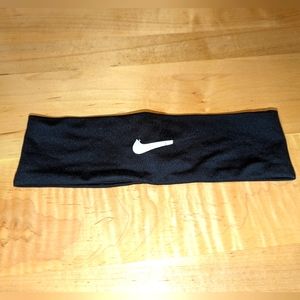 Black Nike Headband Hairband Outdoors Sports For Men & Women